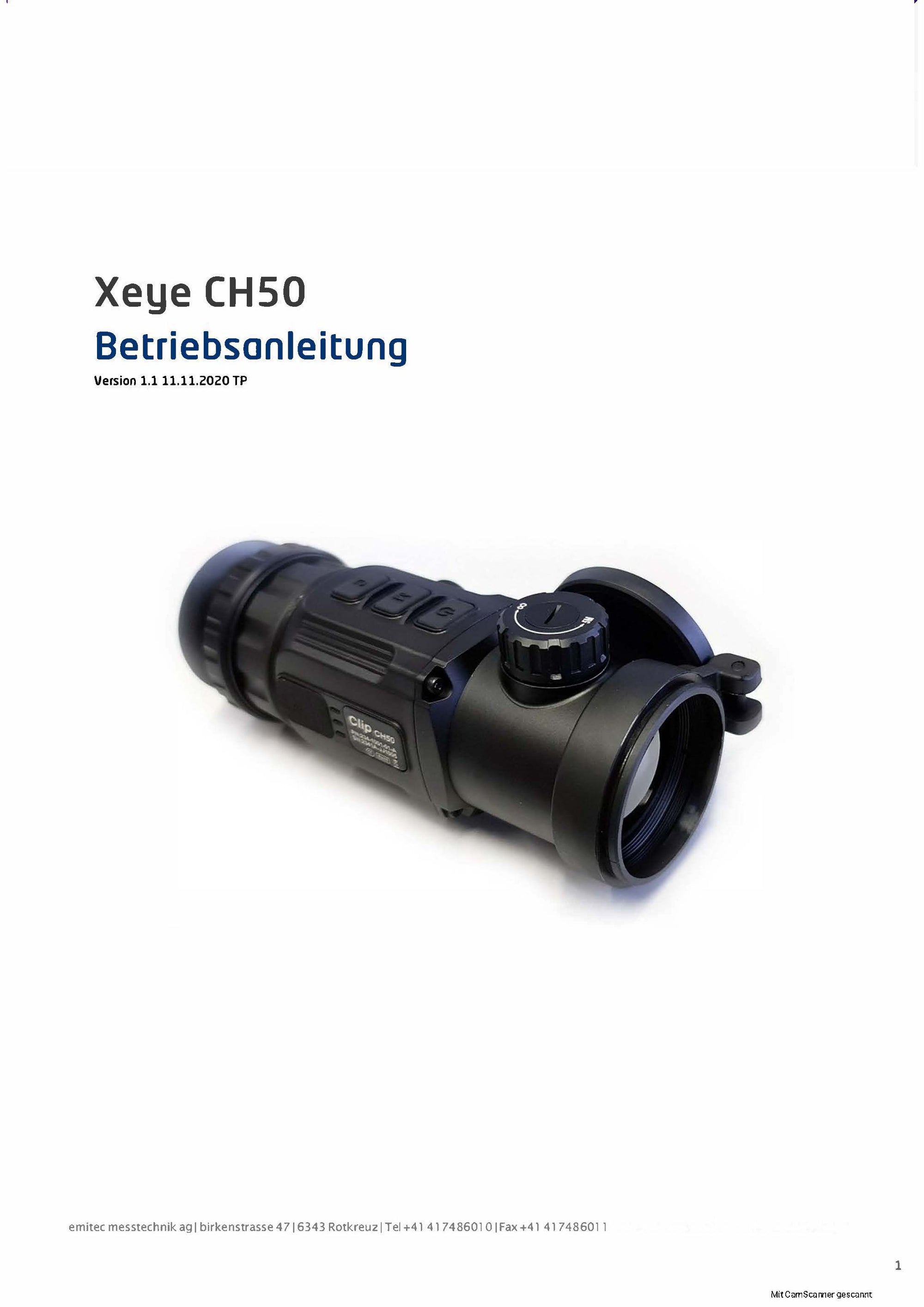 Xeye CH50 Anleitung Logo