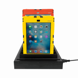 aiRack-10 iPad Ladestation mit 10 Anschluessen - Frontalansicht 