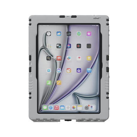 aiShell Schutzhuelle weiss für iPad Air 11 2024 - Frontalansicht