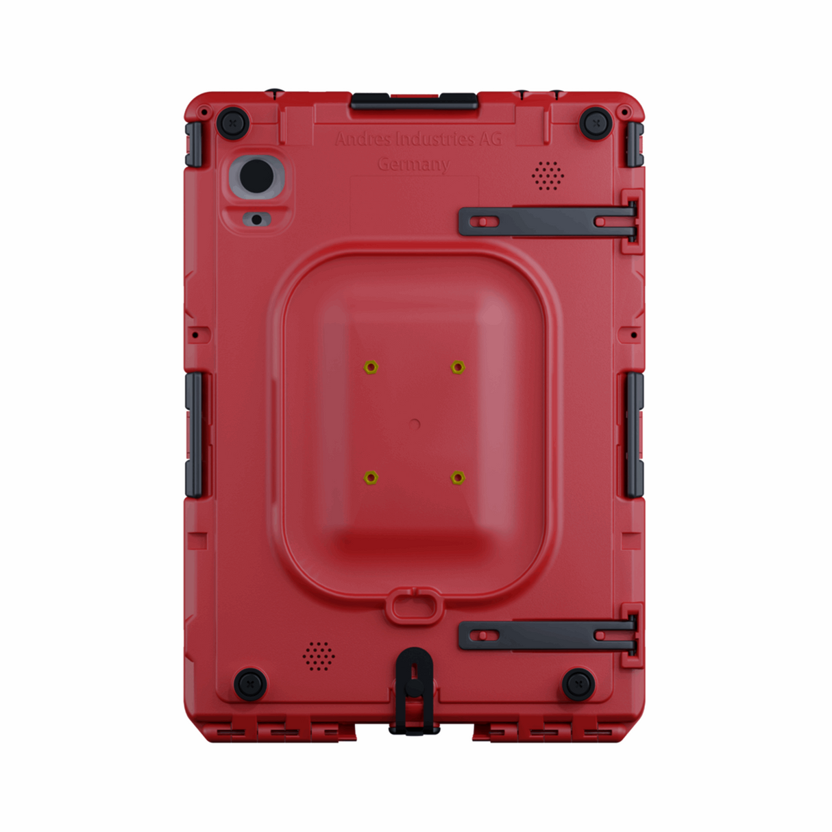 Eine 3D-Illustration eines roten aiShell™ 8 von hinten