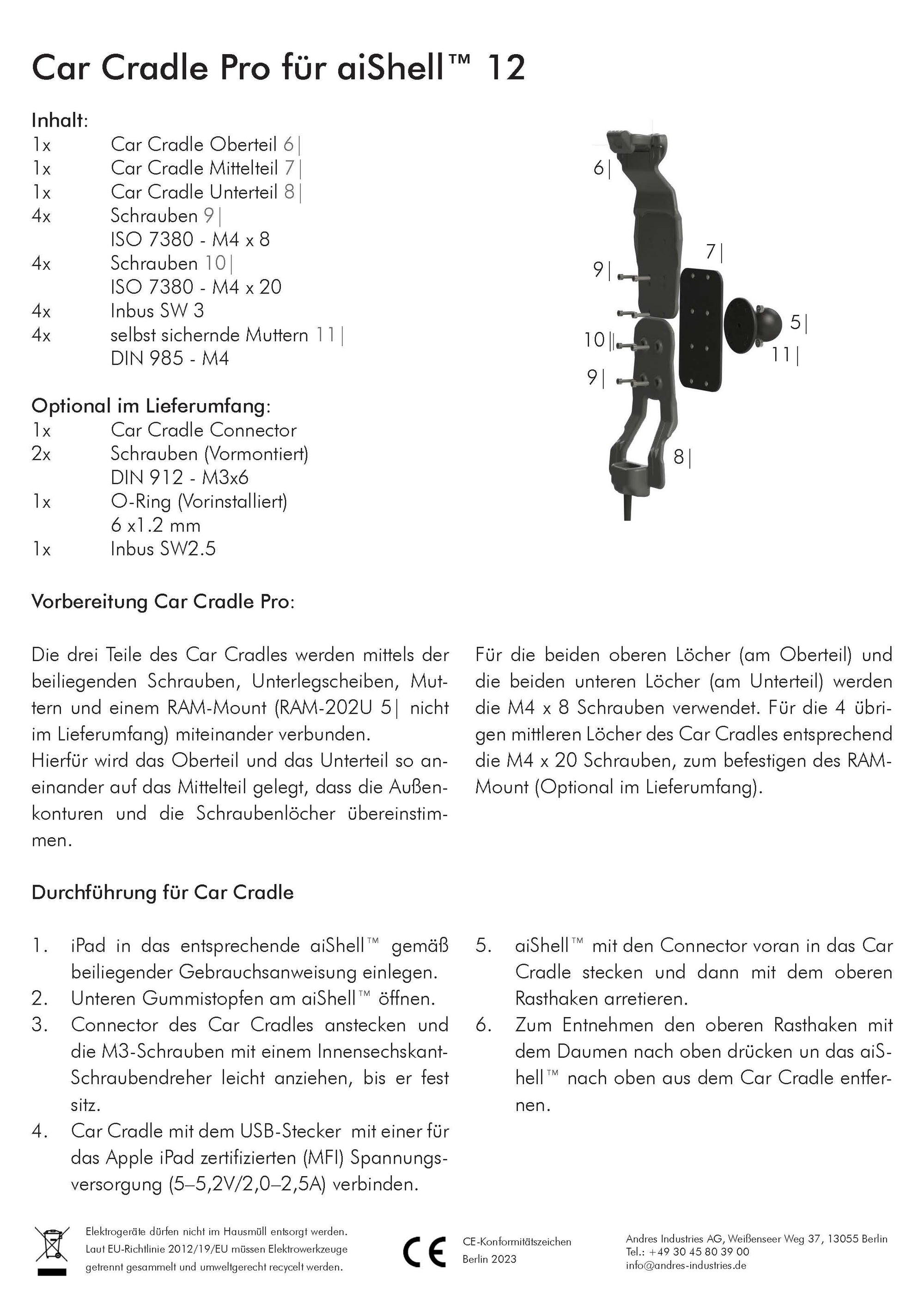 Car Cradle Pro Anleitung Logo